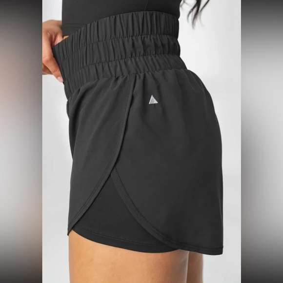NEW Vitality Vista Short Black High Waisted Lined Athletic Running - Picture 2 of 3